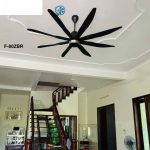 Quạt Trần Panasonic 8 Cánh F-80ZBR Màu Đen Cỡ Lớn 57W Cảm Biến Chuyển Động - Ảnh 5