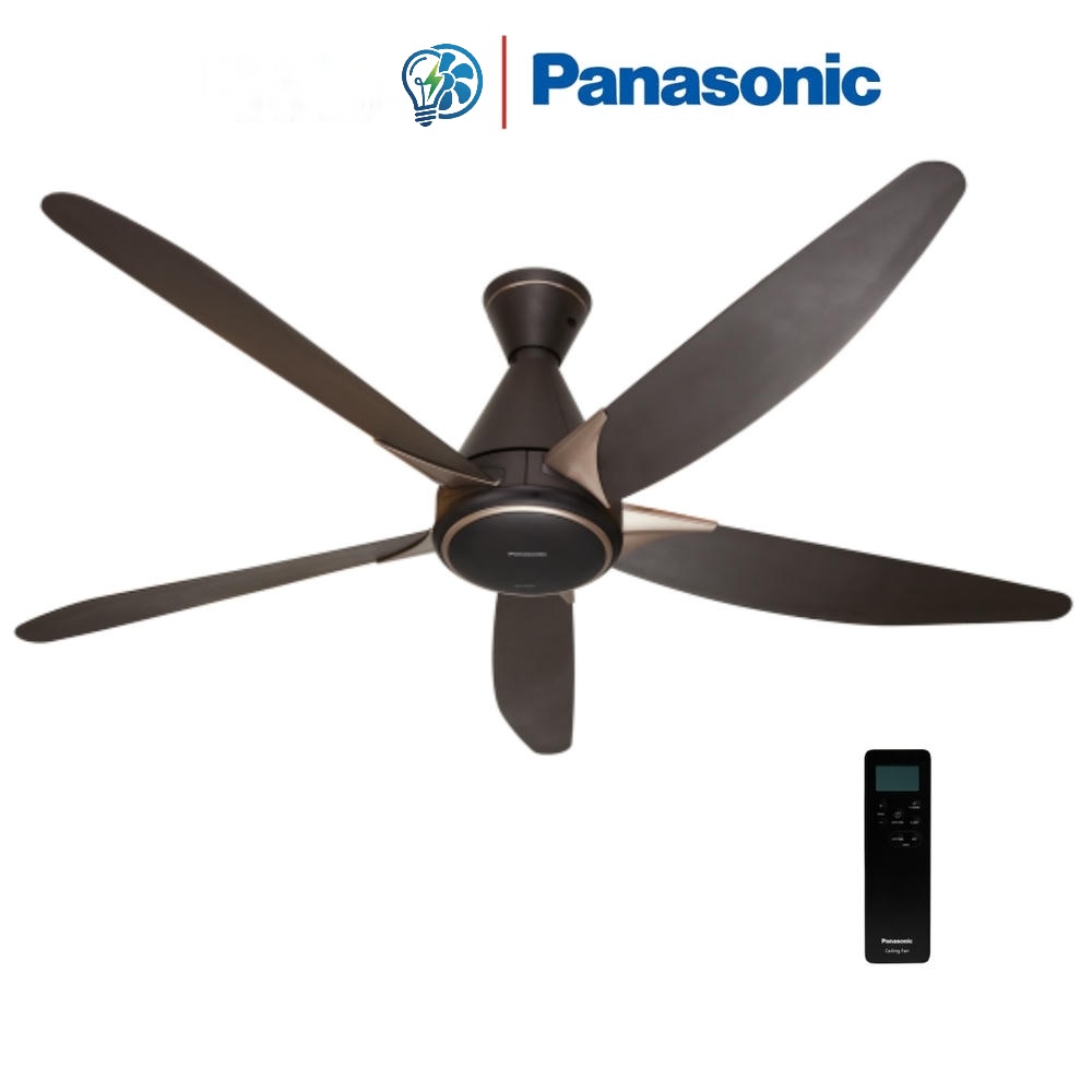 Quat-Tran-Panasonic-F-60GDS-B-5-Canh-Mau-Nau-7 Quạt trần Panasonic 5 cánh F-60GDS-B màu nâu - Ảnh 1