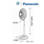 Quạt Đứng Panasonic F-308NHP Màu Hồng - Ảnh 3