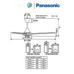 Quạt Trần Panasonic F-60FV2 3 Cánh Màu Trắng Hộp Số - Ảnh 3