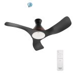 Quạt Trần Panasonic 3 Cánh F-48DGL Màu Đen Có Đèn LED